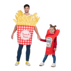 Costume per Adulti My Other Me Patate Fritte Ketchup Taglia unica    