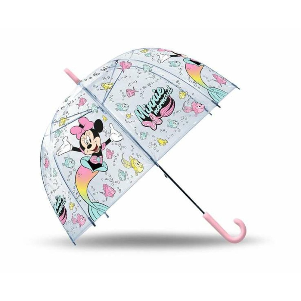 Ombrelli Minnie Mouse 46 cm Trasparente Per bambini    