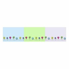 Paracolpi per culla Cool Kids Patch Garden (60 x 60 x 60 + 40 cm)    