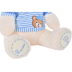 Orsetto di Peluche DKD Home Decor Beige Azzurro Rosa Per bambini Orso 25 x 25 x 50 cm (2 Unità)    