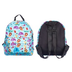 Zaino Scuola animali Multicolore 28 x 12 x 22 cm (12 Unità)    