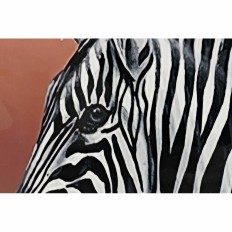 Quadro DKD Home Decor Zebra (80 x 3 x 160 cm)    