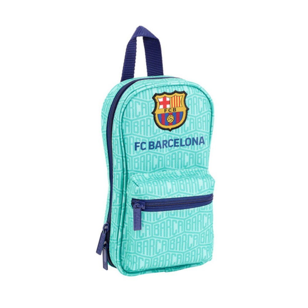 Astuccio Zaino F.C. Barcelona Turchese 12 x 23 x 5 cm (33 Pezzi)    