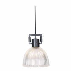 Lampadario DKD Home Decor Nero Argentato Metallo Cristallo 25,4 x 25,4 x 35,5 cm (2 Unità)    