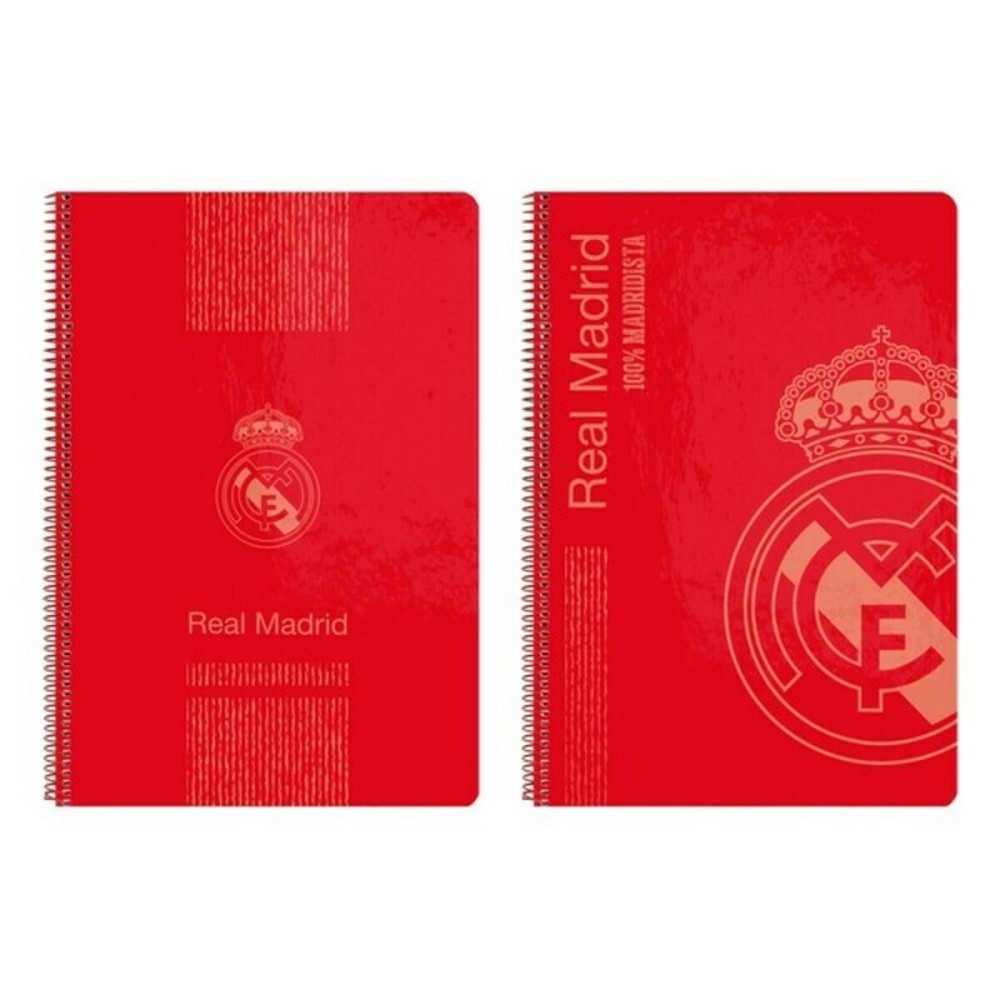 Quaderno con Anelli Real Madrid C.F. 511957066 Rosso A4    