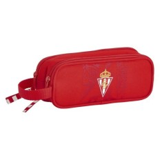 Necessaire per la Scuola Real Sporting de Gijón Rosso 21 x 8 x 6 cm    