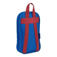 Astuccio Zaino F.C. Barcelona M747 Rosso Granato Blu Marino 12 x 23 x 5 cm (33 Pezzi)    