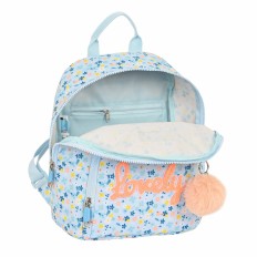 Zaino per Bambini Moos Lovely Mini Azzurro Chiaro (25 x 30 x 13 cm)    