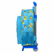 Trolley per la Scuola Minions Minionstatic Azzurro (26 x 34 x 11 cm)    