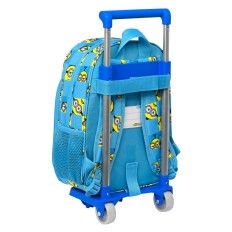 Trolley per la Scuola Minions Minionstatic Azzurro (26 x 34 x 11 cm)    