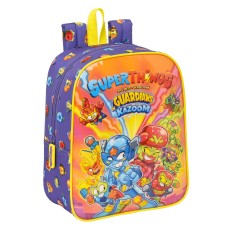 Zaino Scuola SuperThings Guardians of Kazoom Giallo Viola 22 x 27 x 10 cm    