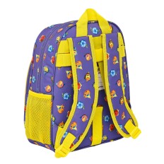 Zaino Scuola SuperThings Guardians of Kazoom Giallo Viola 27 x 33 x 10 cm    