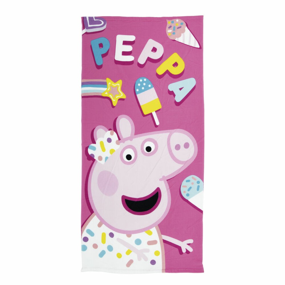 Telo da bagno Peppa Pig Cosy corner (70 x 140 cm)    