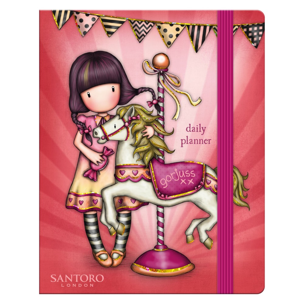 Agenda Gorjuss Carousel (11.5 x 14.5 x 2 cm)    