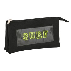 Portaoggetti Triplo Safta Surf Nero (22 x 12 x 3 cm)    