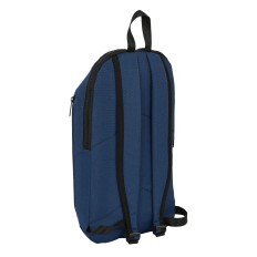 Zaino per Bambini BlackFit8 Urban Mini Nero Blu Marino (22 x 39 x 10 cm)    