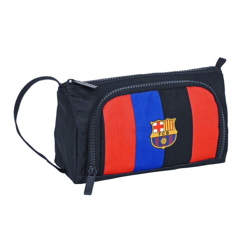 Astuccio Scuola F.C. Barcelona Rosso Granato Blu Marino 20 x 11 x 8.5 cm    