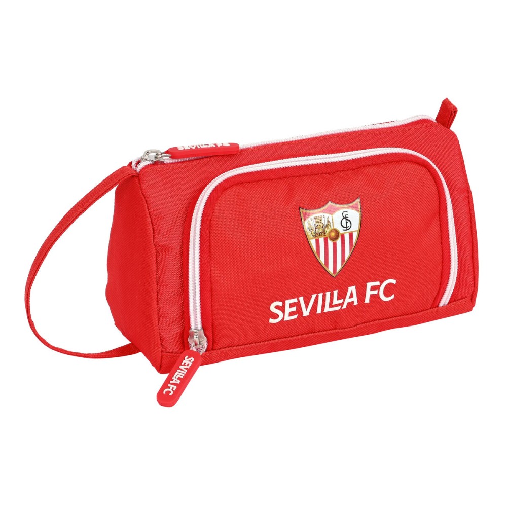 Astuccio per la Scuola con Accessori Sevilla Fútbol Club Rosso (32 Pezzi)    