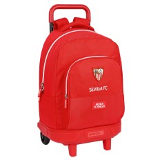 Trolley per la Scuola Sevilla Fútbol Club Rosso (33 x 45 x 22 cm)    