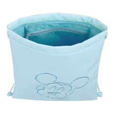 Zainetto con Cordini Mickey Mouse Clubhouse Azzurro Chiaro (26 x 34 x 1 cm)    