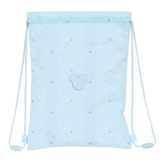 Zainetto con Cordini Mickey Mouse Clubhouse Azzurro Chiaro (26 x 34 x 1 cm)    