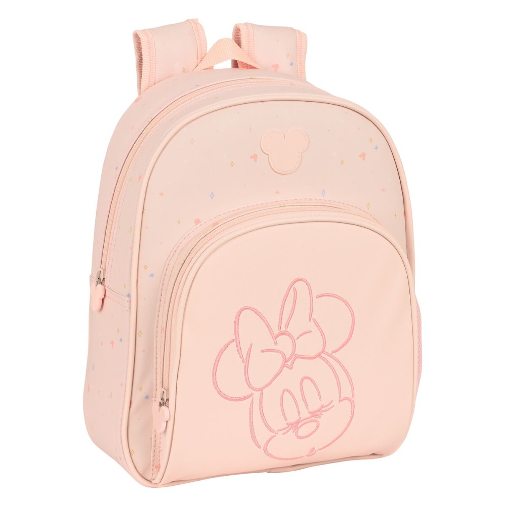 Zaino Scuola Minnie Mouse Baby Rosa (28 x 34 x 10 cm)    