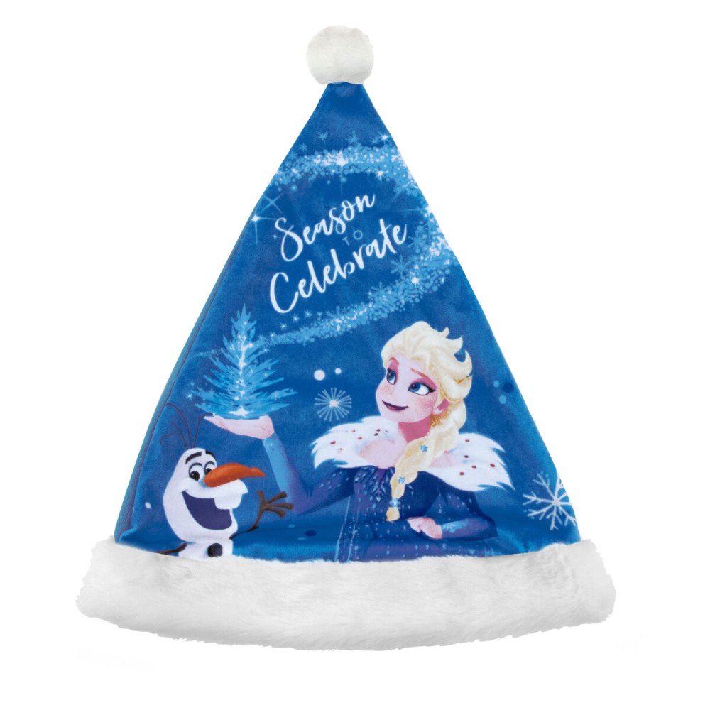 Cappello di Babbo Natale Frozen Memories Per bambini 37 cm    