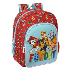 Zaino per Bambini The Paw Patrol Funday Rosso Azzurro Chiaro (26 x 34 x 11 cm)    