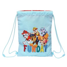 Zainetto con Cordini The Paw Patrol Funday Rosso Azzurro Chiaro (26 x 34 x 1 cm)    