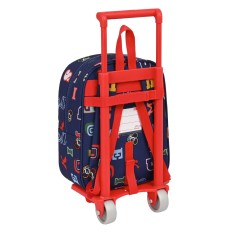 Trolley per la Scuola Mickey Mouse Clubhouse Only one Blu Marino 22 x 27 x 10 cm    