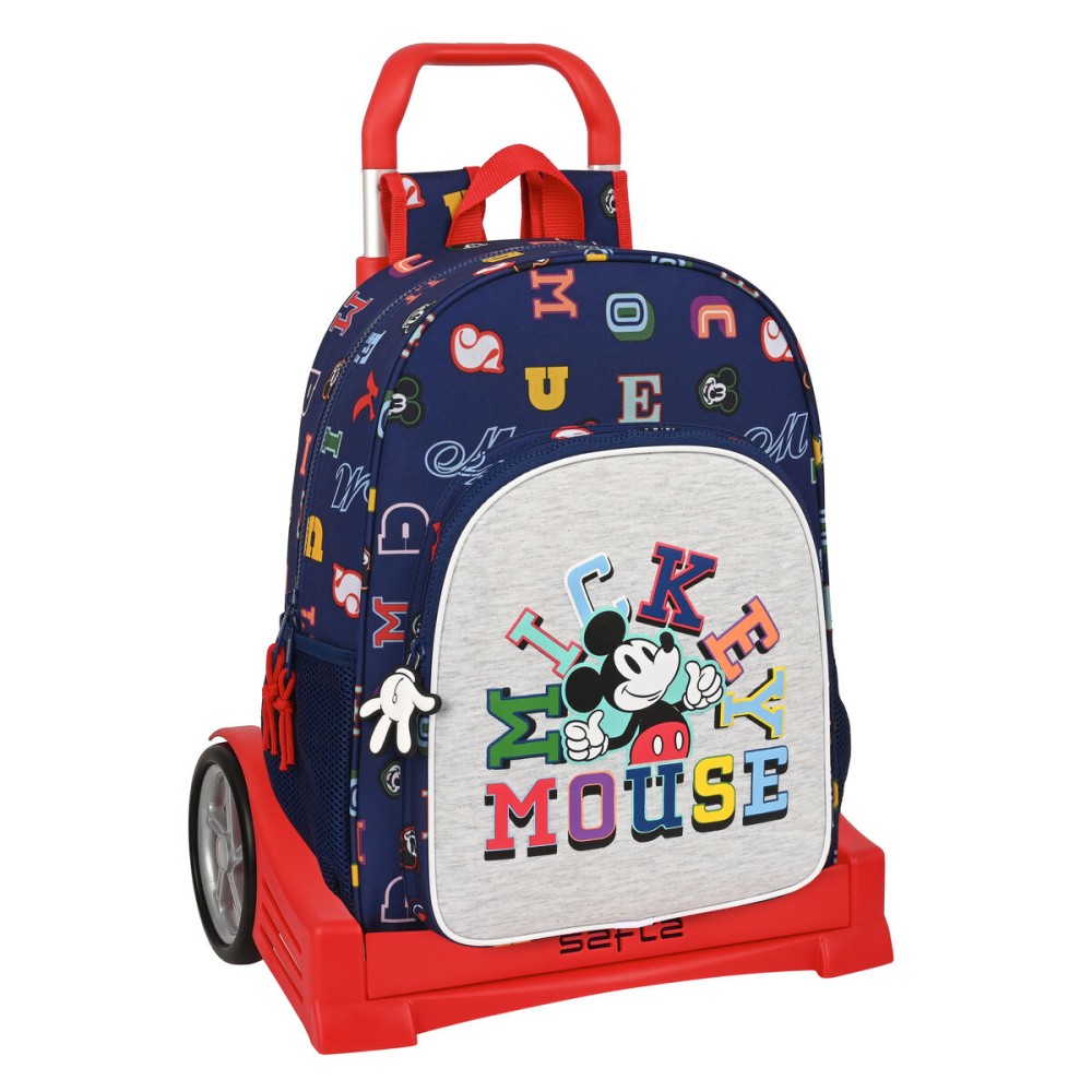 Trolley per la Scuola Mickey Mouse Clubhouse Only one Blu Marino (33 x 42 x 14 cm)    