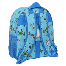 Zaino per Bambini Toy Story Ready to play Azzurro Chiaro (28 x 34 x 10 cm)    