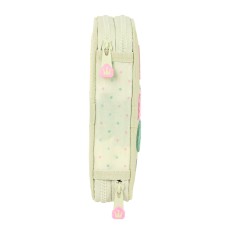 Astuccio per la Scuola con Accessori Glow Lab Magic flow Beige 12.5 x 19.5 x 4 cm (28 Pezzi)    