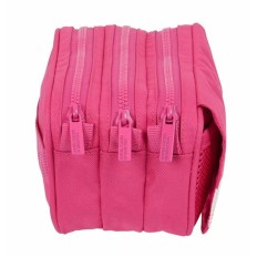 Portaoggetti Triplo Benetton Raspberry 21,5 x 10 x 8 cm Fucsia    