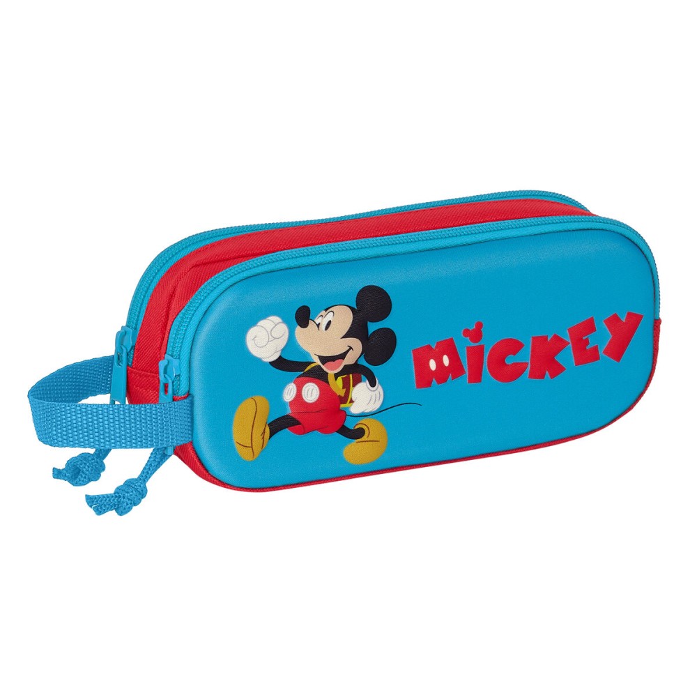 Portaoggetti Doppio Mickey Mouse Clubhouse 3D Rosso Azzurro 21 x 8 x 6 cm    