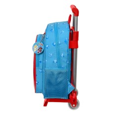 Trolley per la Scuola SuperThings Rescue force 27 x 33 x 10 cm Azzurro    