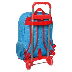 Trolley per la Scuola SuperThings Rescue force 32 x 42 x 14 cm Azzurro    