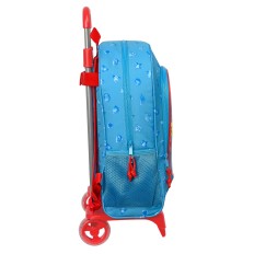 Trolley per la Scuola SuperThings Rescue force 32 x 42 x 14 cm Azzurro    