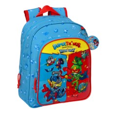 Zaino Scuola SuperThings Rescue force 27 x 33 x 10 cm Azzurro    