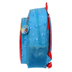 Zaino Scuola SuperThings Rescue force 27 x 33 x 10 cm Azzurro    