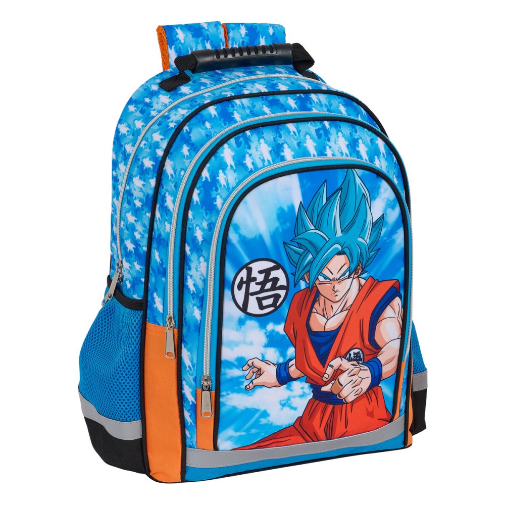 Zaino Scuola Dragon Ball Azzurro Arancio 30 x 41,5 x 17 cm    