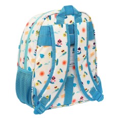 Zaino Scuola Baby Shark Surfing Azzurro Bianco 27 x 33 x 10 cm    