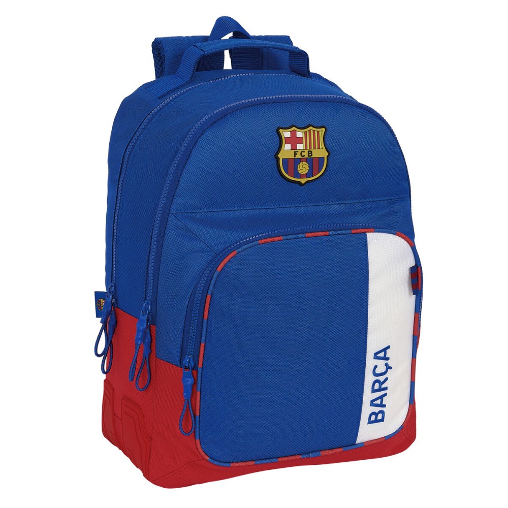 Zaino Scuola F.C. Barcelona Azzurro Rosso Granato 32 x 42 x 15 cm    