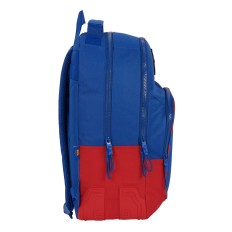 Zaino Scuola F.C. Barcelona Azzurro Rosso Granato 32 x 42 x 15 cm    