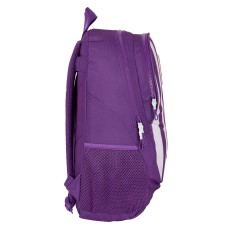 Zaino Scuola Real Valladolid C.F. Viola 32 x 44 x 16 cm    