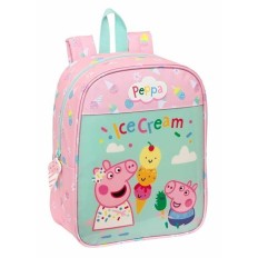 Zaino Scuola Peppa Pig Ice cream Rosa 22 x 27 x 10 cm    