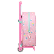 Trolley per la Scuola Peppa Pig Ice cream Verde Rosa 22 x 27 x 10 cm    