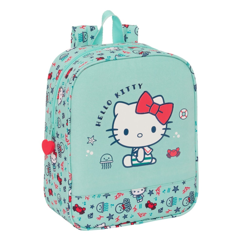 Zaino per Bambini Hello Kitty Sea lovers Turchese 22 x 27 x 10 cm    