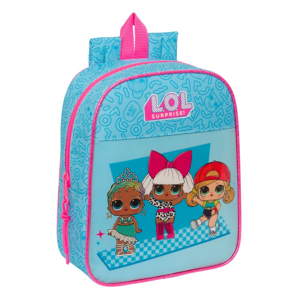 Zaino per Bambini LOL Surprise! Divas Azzurro 22 x 27 x 10 cm    