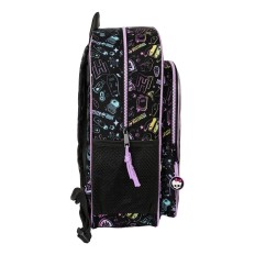 Zaino Scuola Monster High Nero 33 x 42 x 14 cm    